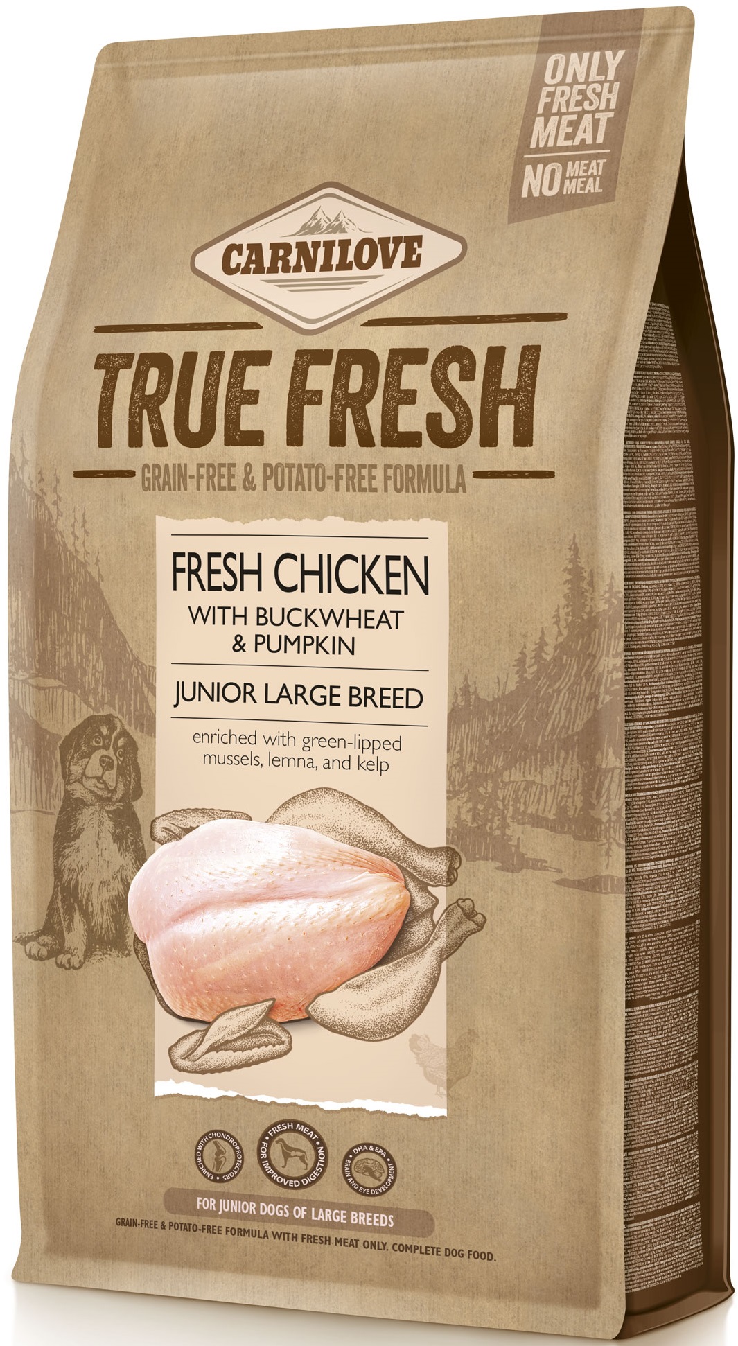 Carnilove True Fresh Junior Large Breed Chicken 4 kg