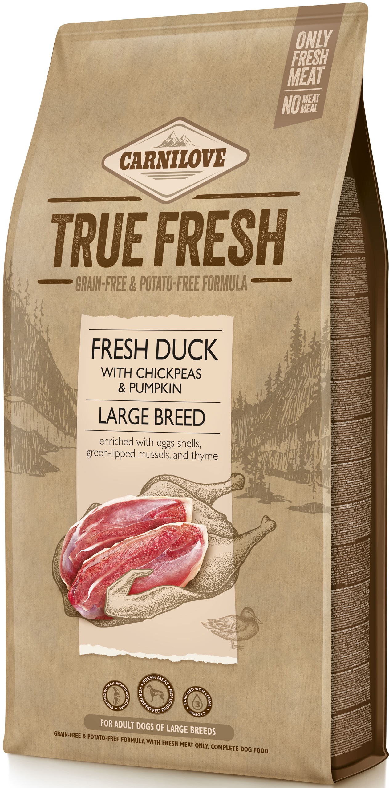 Carnilove True Fresh Large Breed Duck 11,4 kg
