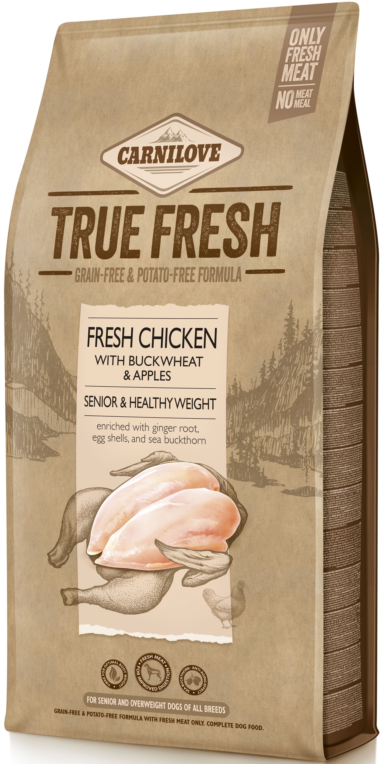 Carnilove True Fresh Senior & Healthy Weight Chicken 11,4 kg