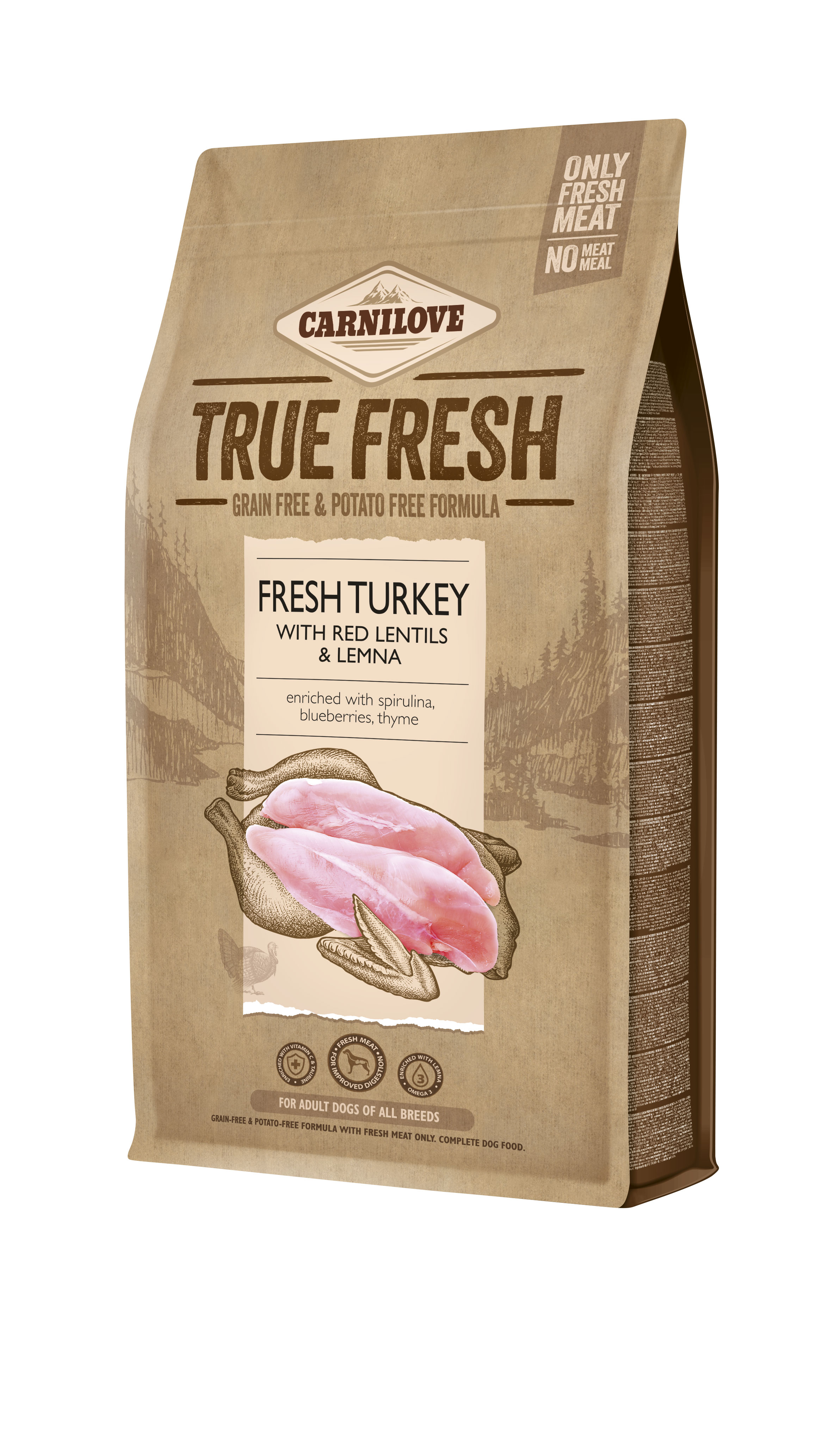 Carnilove True Fresh Turkey for Adult Dogs 1,4 kg