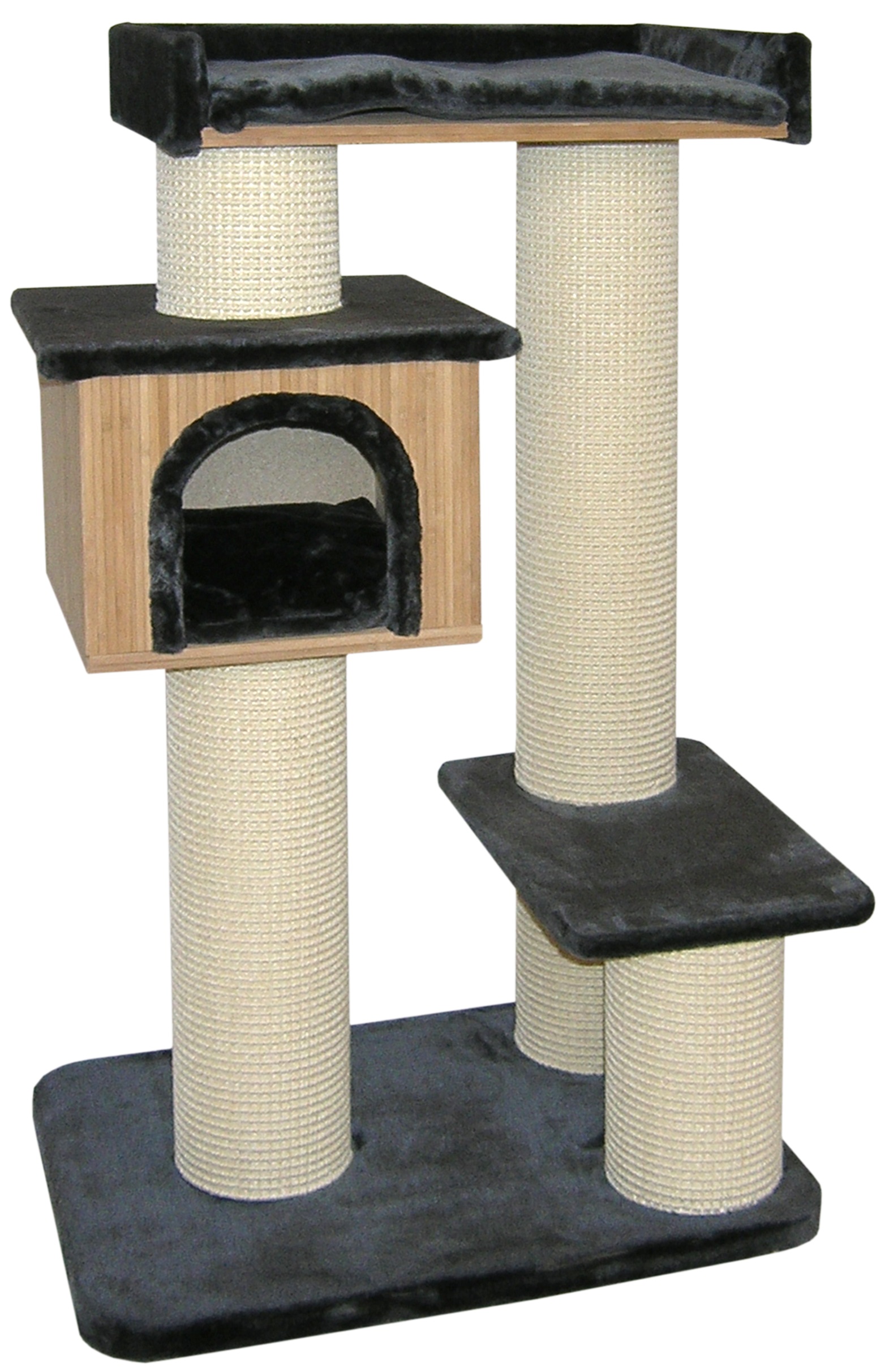 Cat-gato CATGATO škrabadlo Bamboo Residence antracit 126 cm