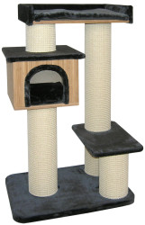 Cat-gato CATGATO škrabadlo Bamboo Residence antracit 126 cm