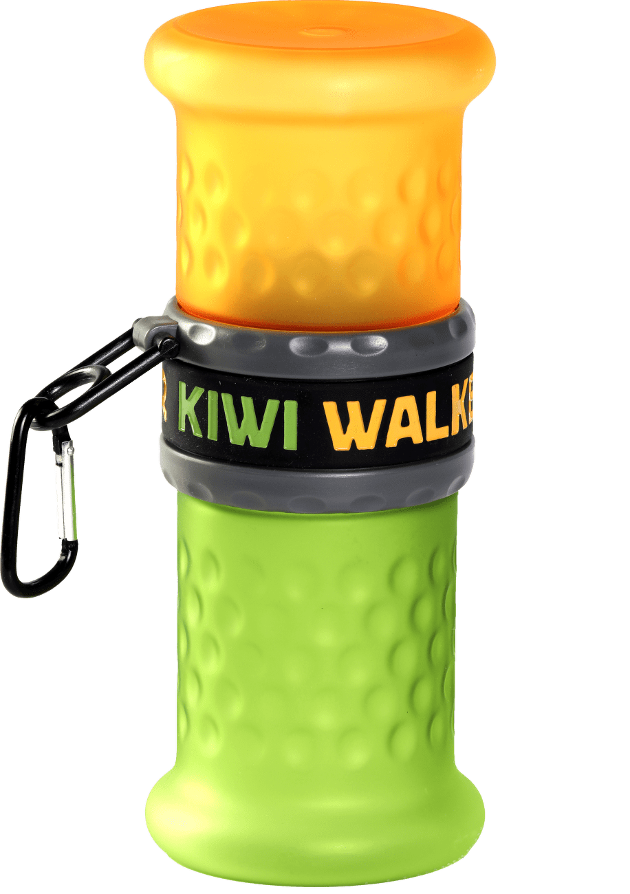 Cestovní láhev 2v1 Kiwi Walker oranžová/zelená 500+750ml