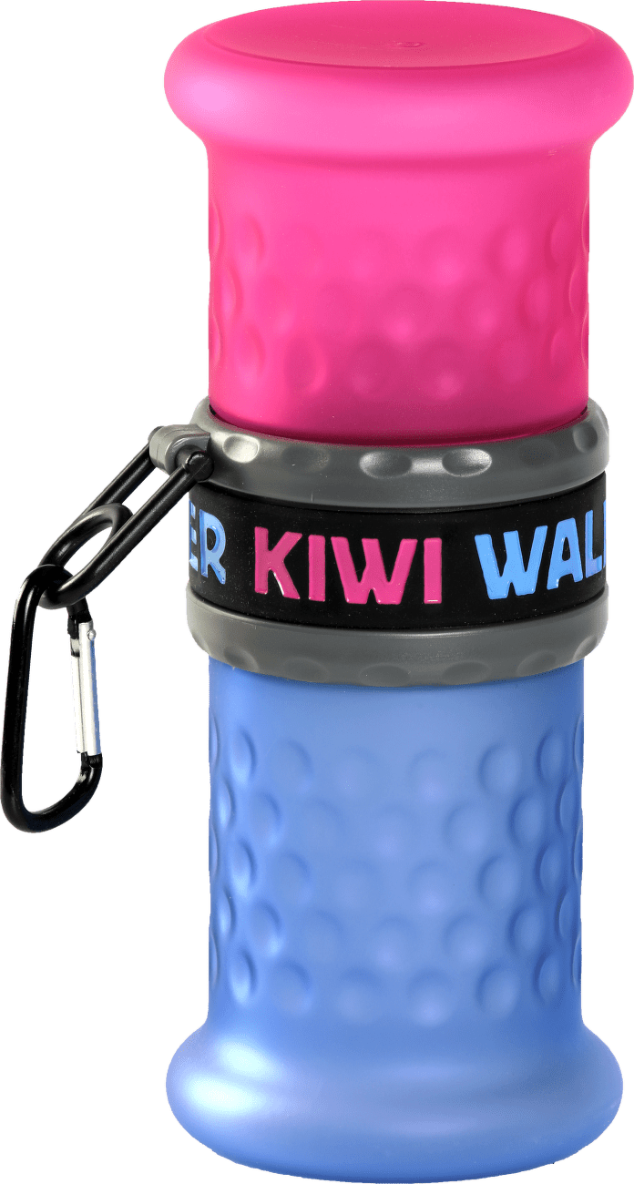 Cestovní láhev 2v1 Kiwi Walker růžová/modrá 500+750ml