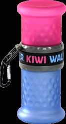Cestovní láhev 2v1 Kiwi Walker růžová/modrá 500+750ml