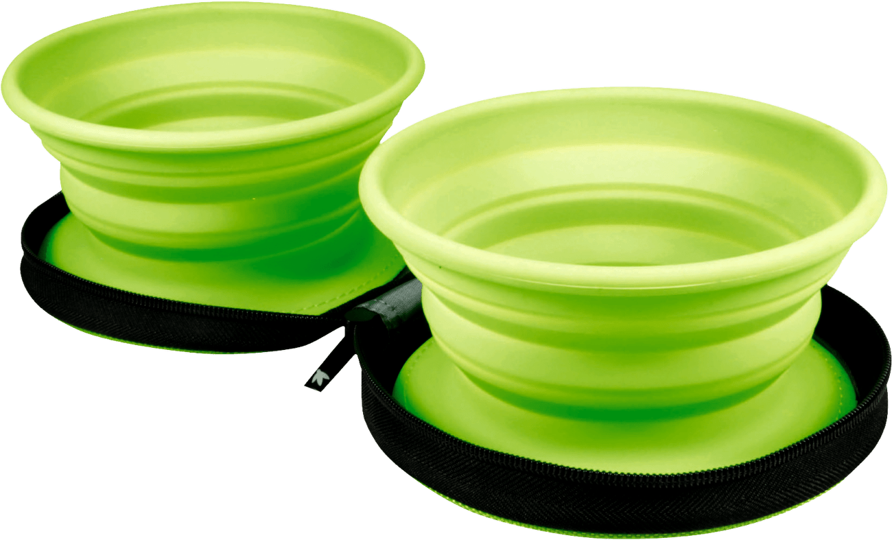 Cestovní miska Kiwi Walker zelená 2x350ml
