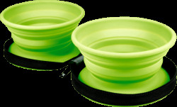 Cestovní miska Kiwi Walker zelená 2x350ml
