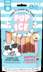 Chladící pochoutka Pup Ice zmrzlina pro psy banán, karob 2ks 90g