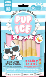 Chladící pochoutka Pup Ice zmrzlina pro psy jahoda, banán 2ks 90g