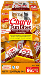 Churu Cat Fun Bites – kuřecí s náplní kuře 8x12g