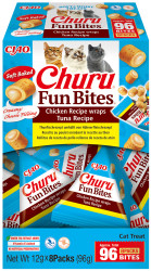 Churu Cat Fun Bites – kuřecí s náplní tuňák 8x12g