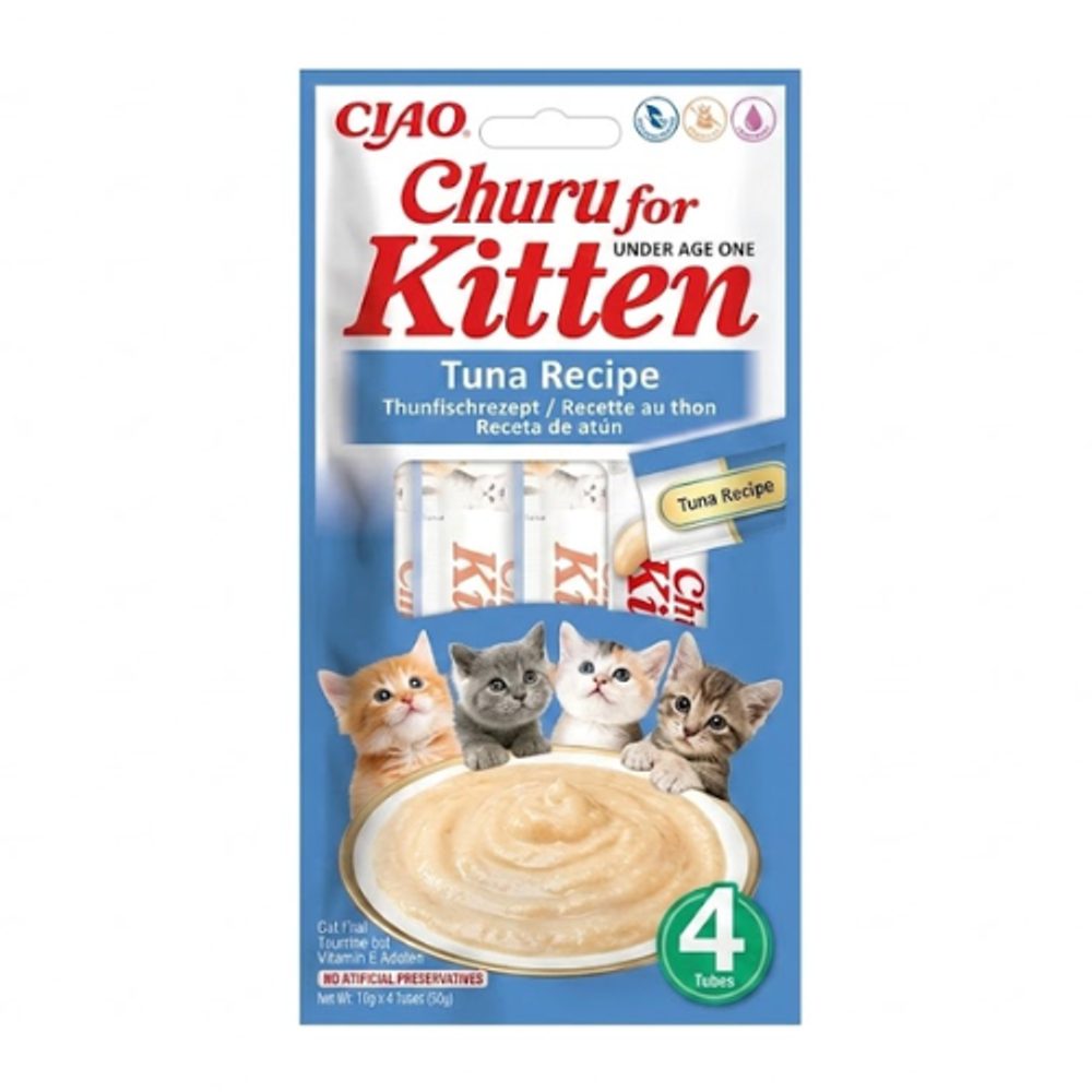 Churu Cat Kitten Tuna Recipe 4x14g | Pamlsky pro kočky | P58786