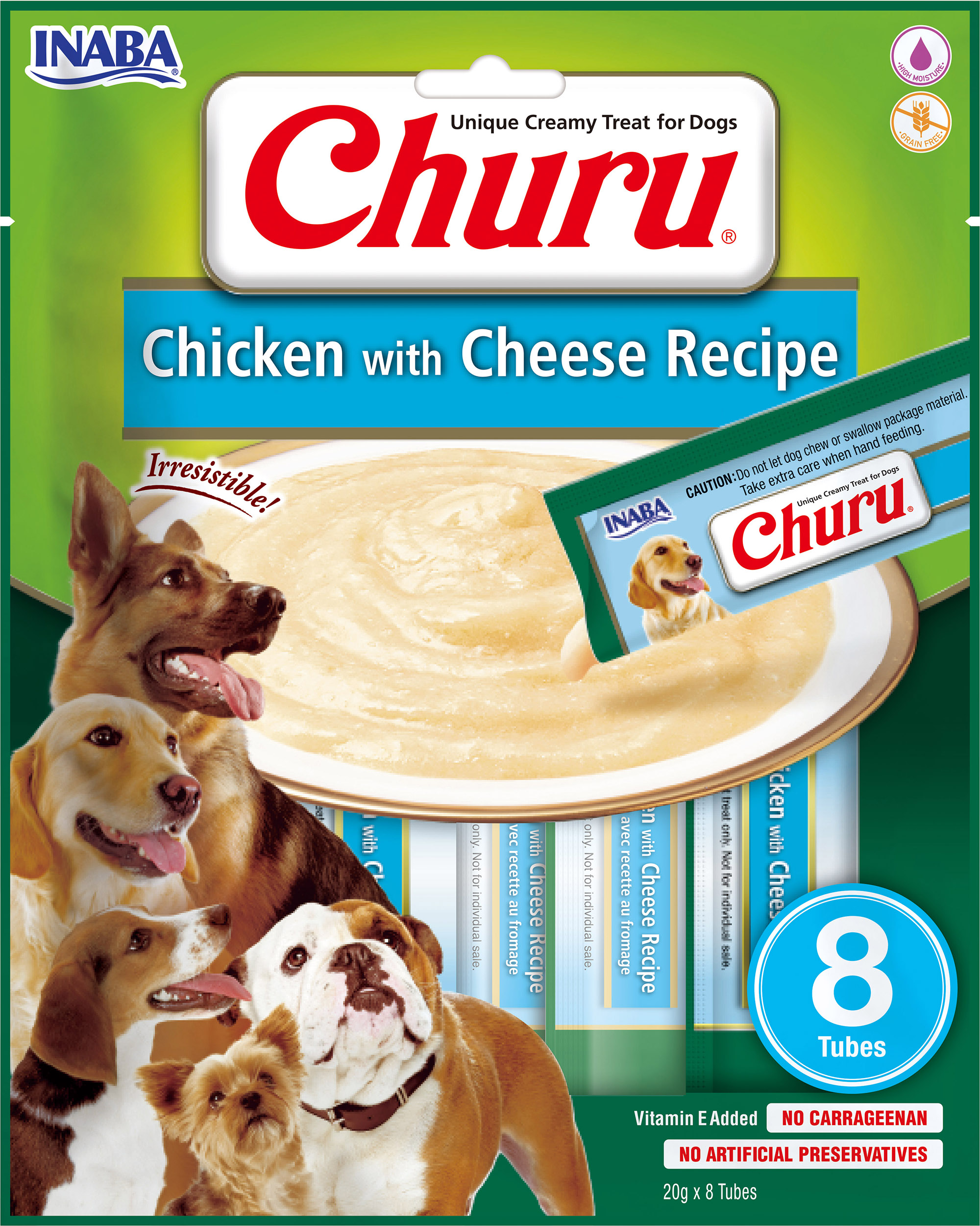 Churu dog masové pyré - kuře, sýr 160 g