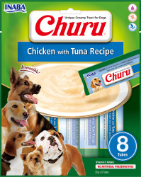 Churu dog masové pyré - kuře, tuňák 160 g