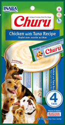 Churu dog masové pyré - kuře, tuňák 56 g