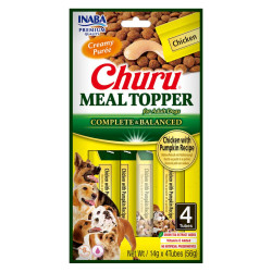 Churu Dog Meal Topper kuře s dýní 4x14 g