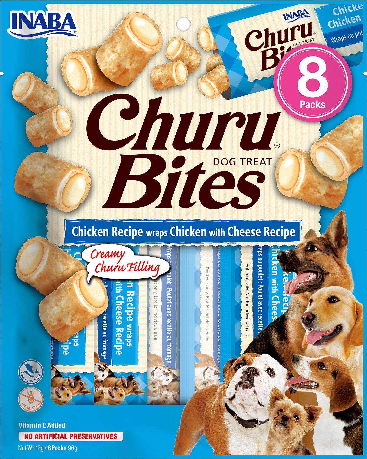 Churu dog pamlsek - kuře, sýr 96 g