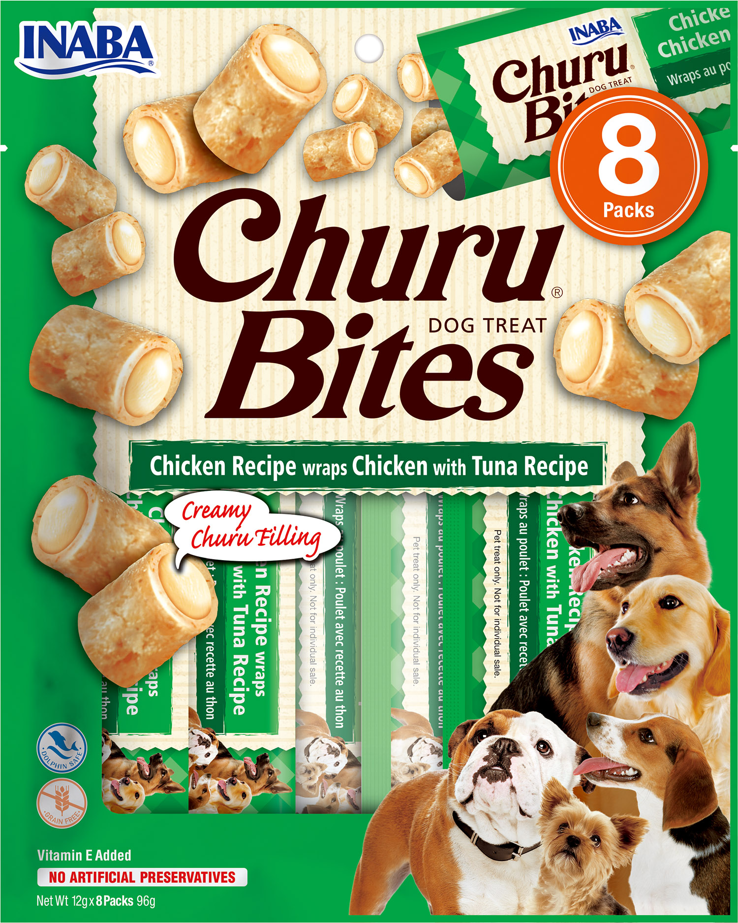 Churu dog pamlsek - kuře, tuňák 96 g