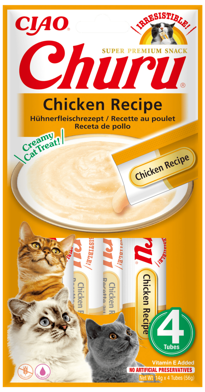 Churu lízací pochoutka kuře 4x14g