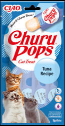 Churu lízací pochoutka Pops tuňák 4x14g