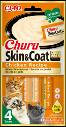 Churu lízací pochoutka Skin & coat kuře 4x14g