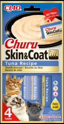 Churu lízací pochoutka skin & coat tuňák 4x14g
