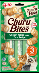 Churu pochoutka Bites wraps kuře s tuňákem 3x10g