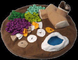 Čmuchací podložka Epic Pet Sniff mat kruh s veverkou 70cm