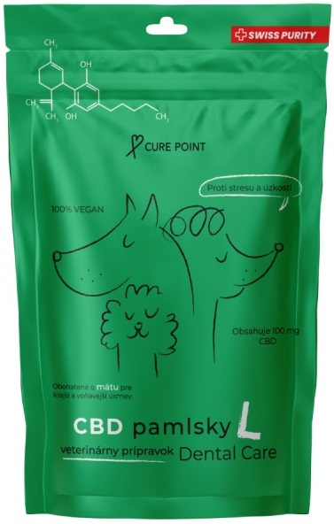 Curepoint CBD pamlsek Dental Care L 100 g