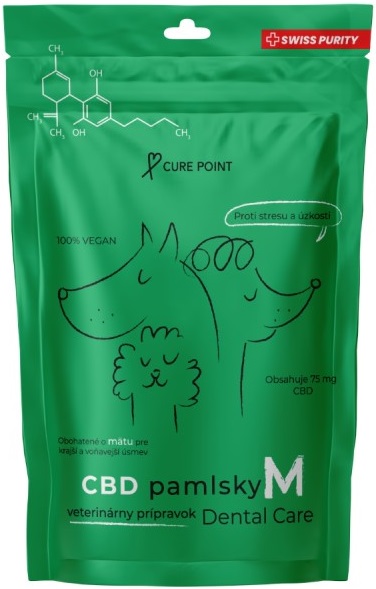Curepoint CBD pamlsek Dental Care M 100 g
