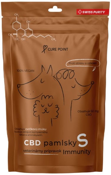 Curepoint CBD pamlsek Immunity S 100 g