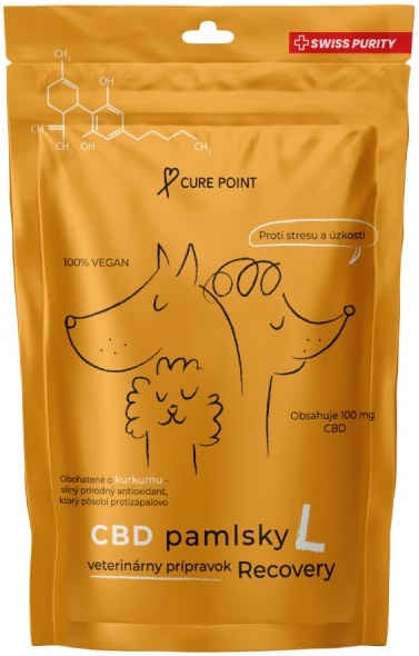 Curepoint CBD pamlsek Recovery L 100 g