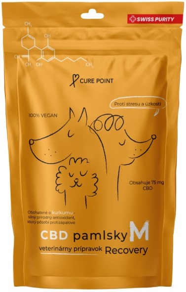 Curepoint CBD pamlsek Recovery M 100 g