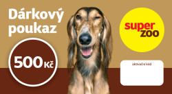 Dárkový poukaz Super zoo 500 Kč