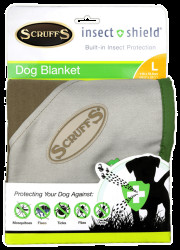 Deka Scruffs Insect Shield Blanket 110x72,5cm hnědá