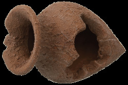 Dekorace akvarijní Amfora hliněná 21,5x14,5x14cm