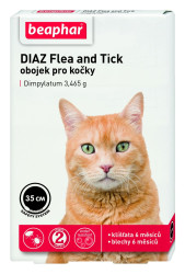 DIAZ Flea&Tick antiparazitní obojek kočka 35 cm