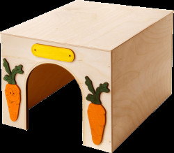 Domek JK pro králíky kvádr 28x23x19cm