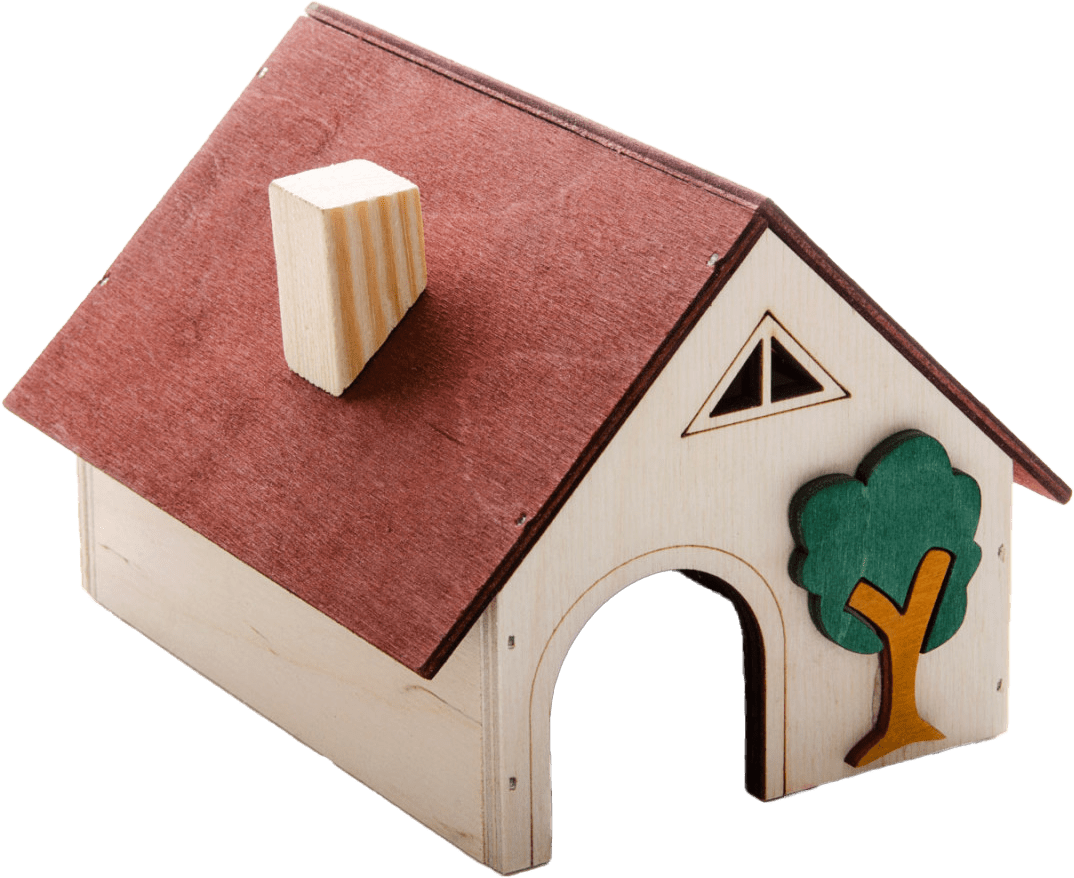 Domek JK pro křečky velký 14x10x11cm