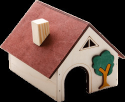 Domek JK pro křečky velký 14x10x11cm