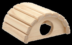 Domek Small Animals půlkruh dřevěný 16,5cm