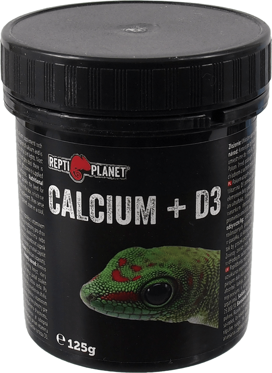 Doplňkové krmivo Repti Planet Calcium + D3 125g