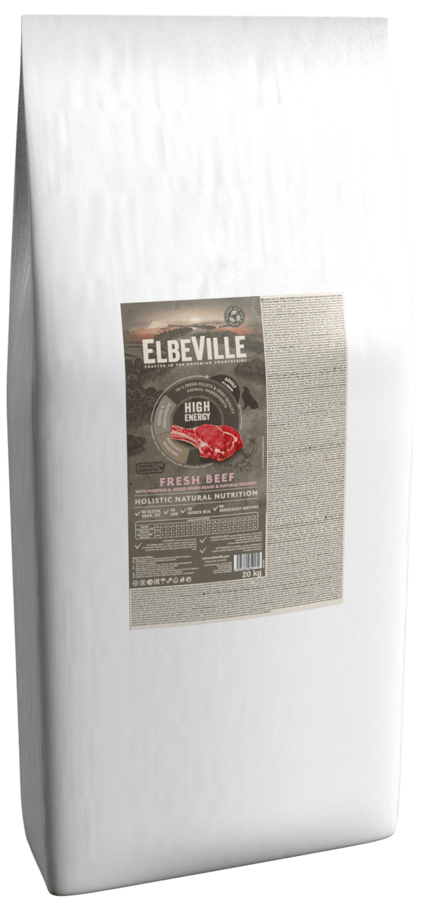 ELBEVILLE Adult All Breeds Fresh Beef High Energy 20kg