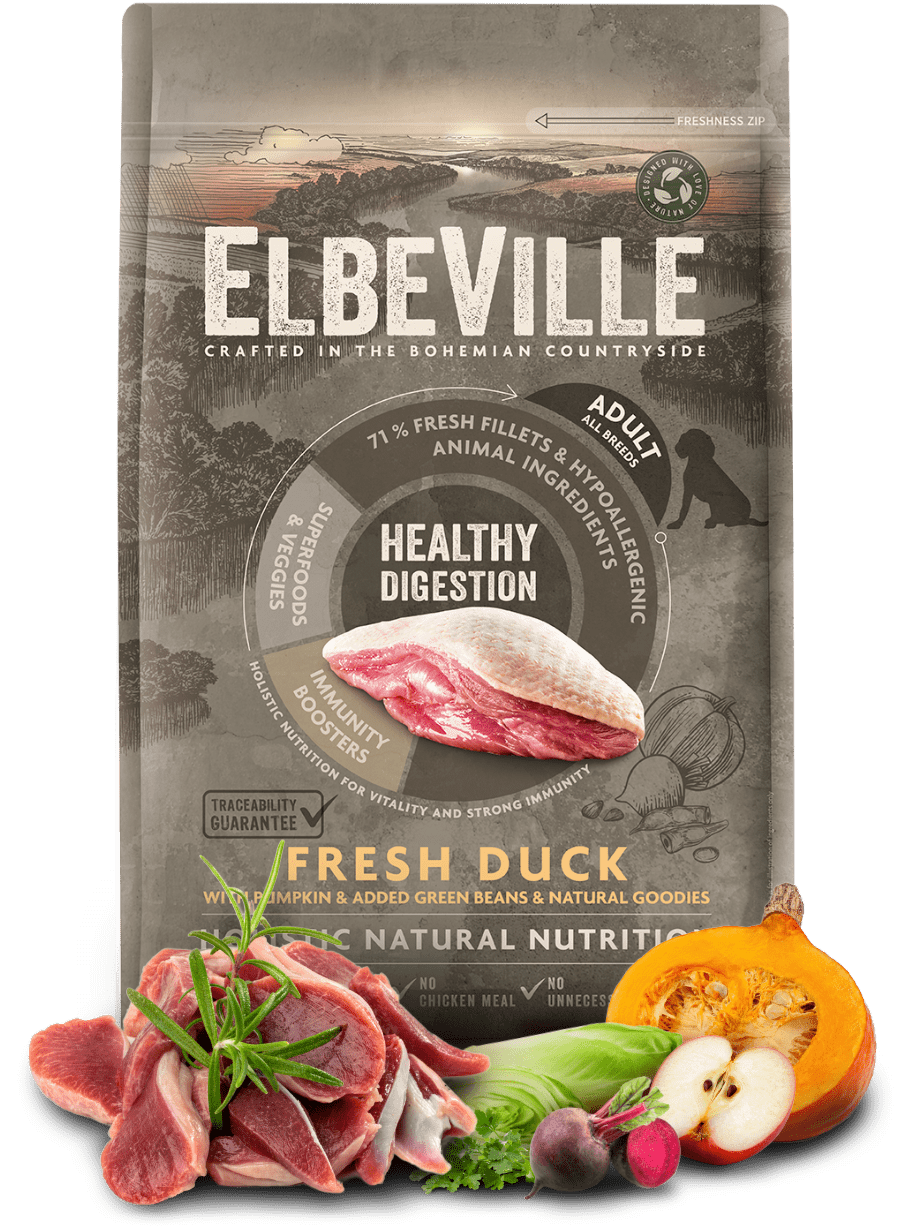 ELBEVILLE Adult All Breeds Fresh Duck Healthy Digestion 4kg