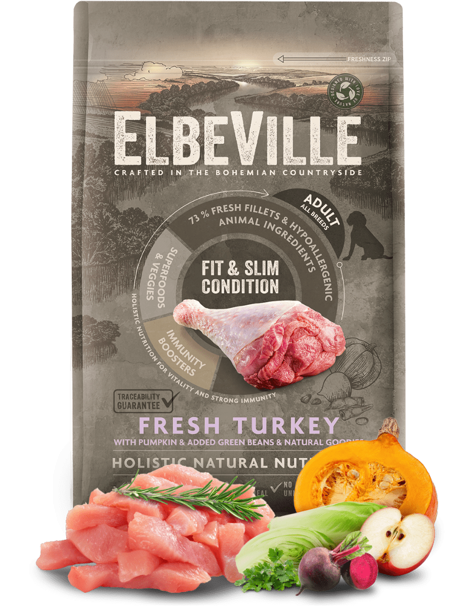 ELBEVILLE Adult All Breeds Fresh Turkey Fit and Slim Condition 4kg