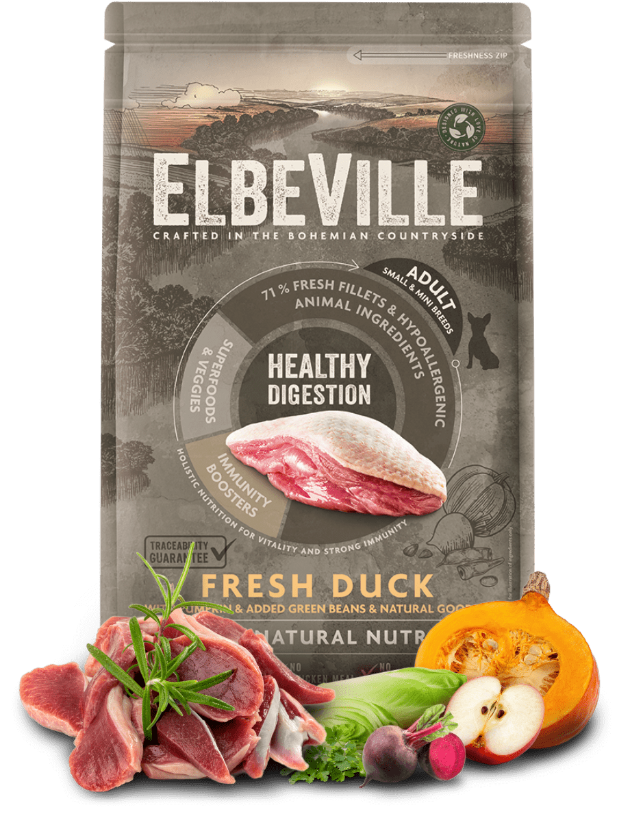 ELBEVILLE Adult Mini Fresh Duck Healthy Digestion 1,4kg