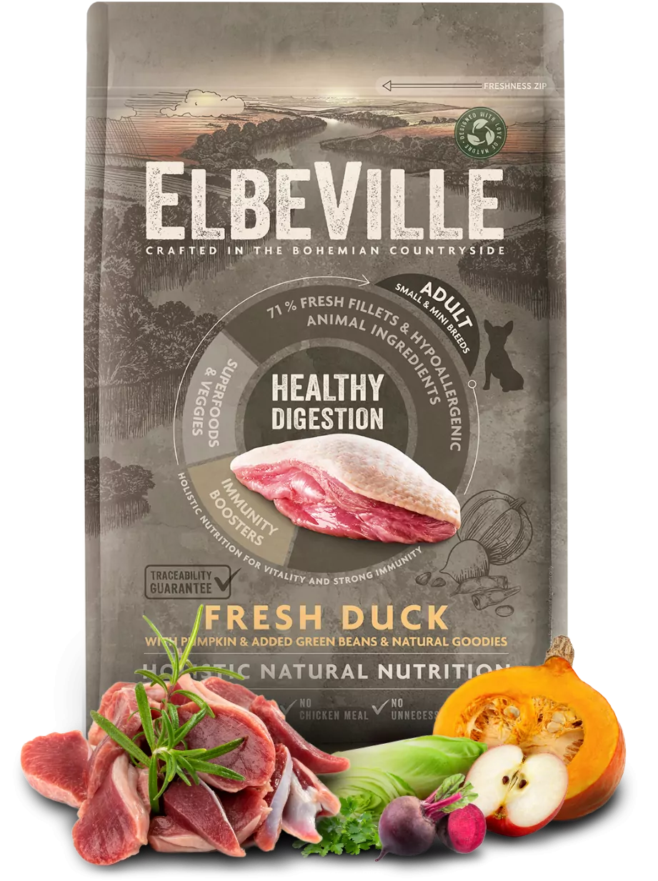 ELBEVILLE Adult Mini Fresh Duck Healthy Digestion 4kg