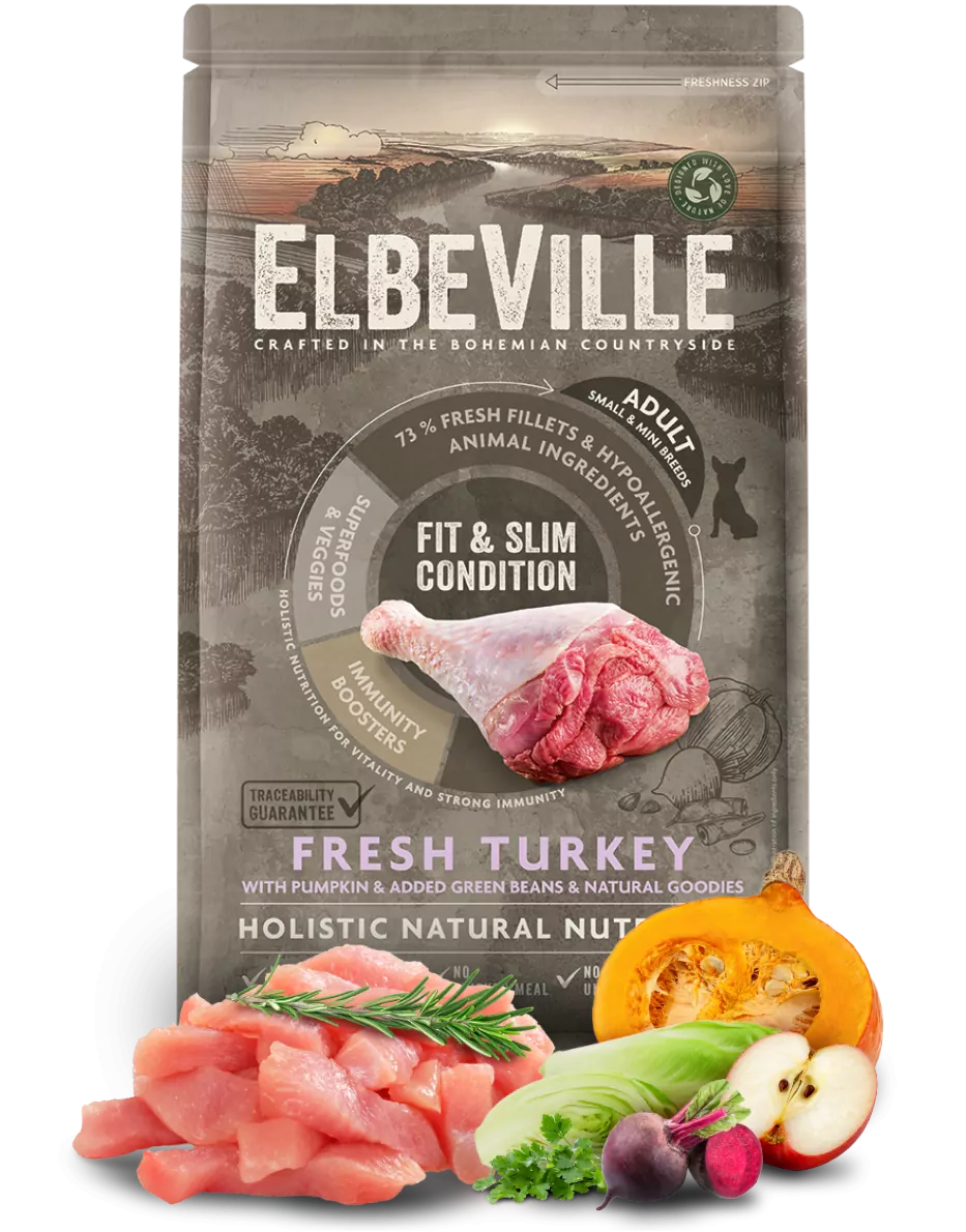 ELBEVILLE Adult Mini Fresh Turkey Fit and Slim Condition 1,4kg