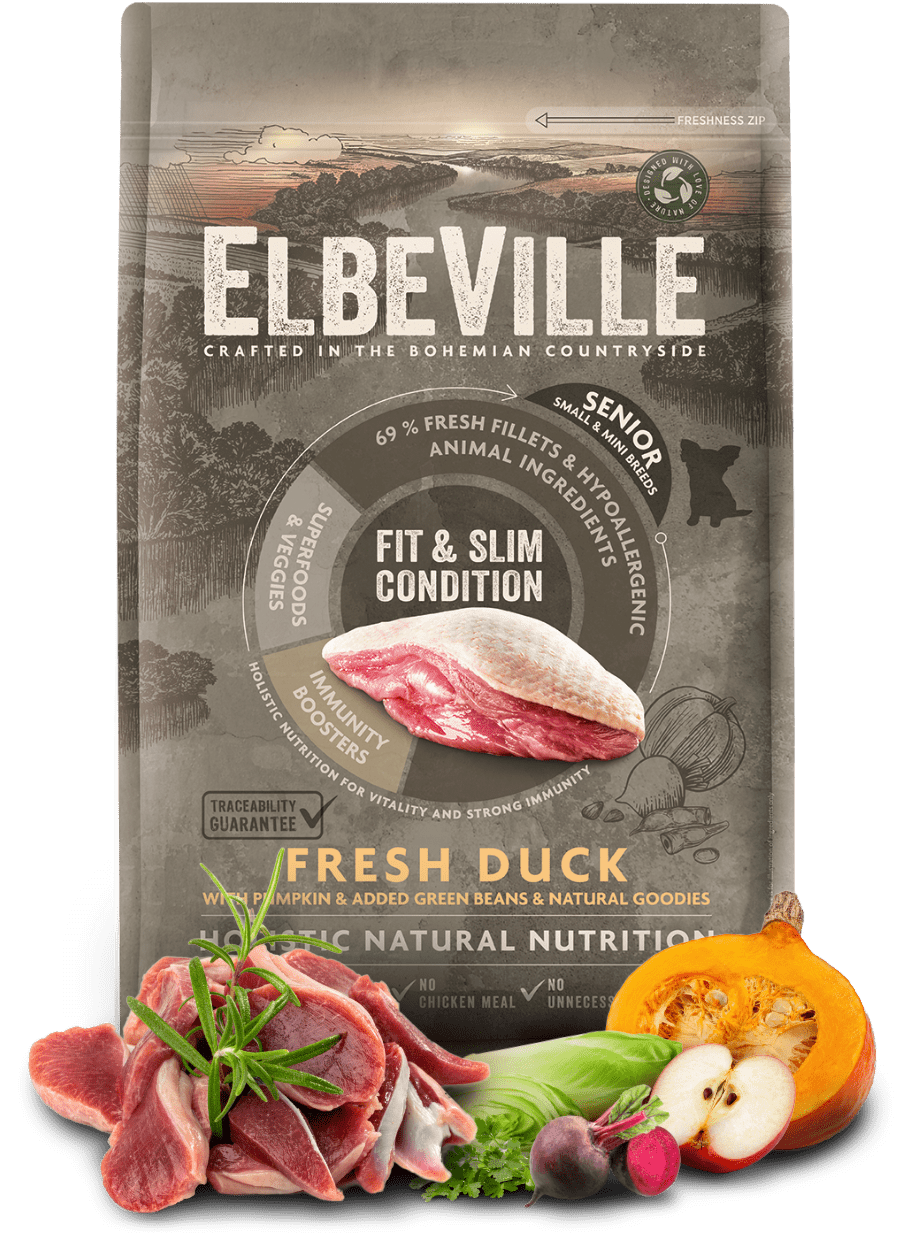 ELBEVILLE Senior Mini Fresh Duck Fit and Slim Condition 4kg