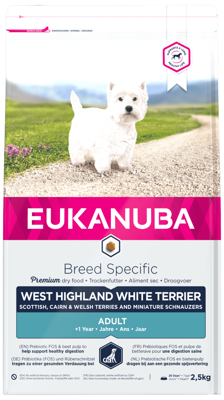 Eukanuba West Highland White Terrier 2,5kg